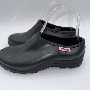 Ranger Ladybug Clogs Womens Sz 7 Green Fall Rain Garden Shoes Waterproof Slip On